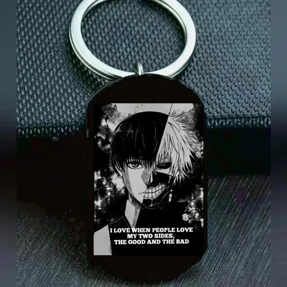 Tokyo Ghoul Hot Horror quote Keychain - Picture 1 of 1